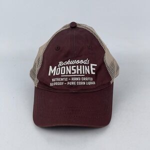 Infinity Headwear Backwoods Moonshine Trucker Hat Men's OSFM Brown Mesh Back Cap